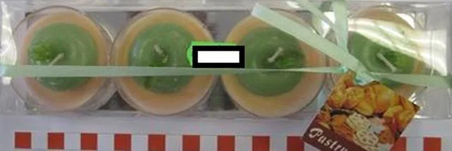 Candele decorative &amp; #13; &amp; #13; «Scented Candle; Pastry Candle» — foto 2 dell'alert A12/0449/13