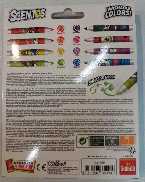 Penne con punta di feltro «SCENTOS - Scented Markers» — foto 2 dell'alert A12/1059/18