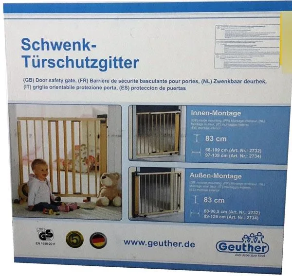 Cancello di sicurezza per bambini «Schwenk-Türschutzgitter (Swinging safety gate for doors)» — foto 4 dell'alert A12/1662/16