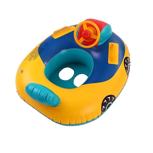Sedile gonfiabile da bagno «Schwimmring mit Lenkrad-Griff» (JIAHG)