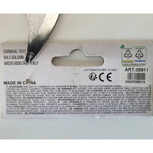 Spada giocattolo «Sciabola Sword» (Carnival Toys)