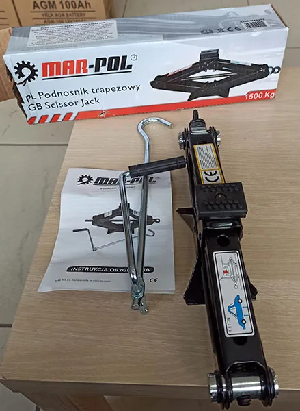 Martinetto a forbice «Scissor Jack» (MAR-POL ®)