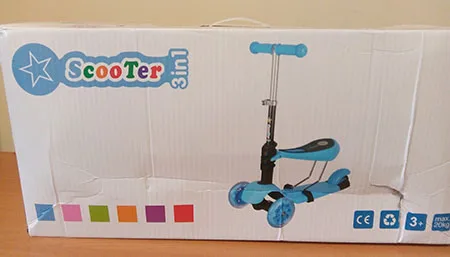 Scooter per bambini con sedile amovibile «Scooter 3 in 1» — foto 3 dell'alert A12/00358/21