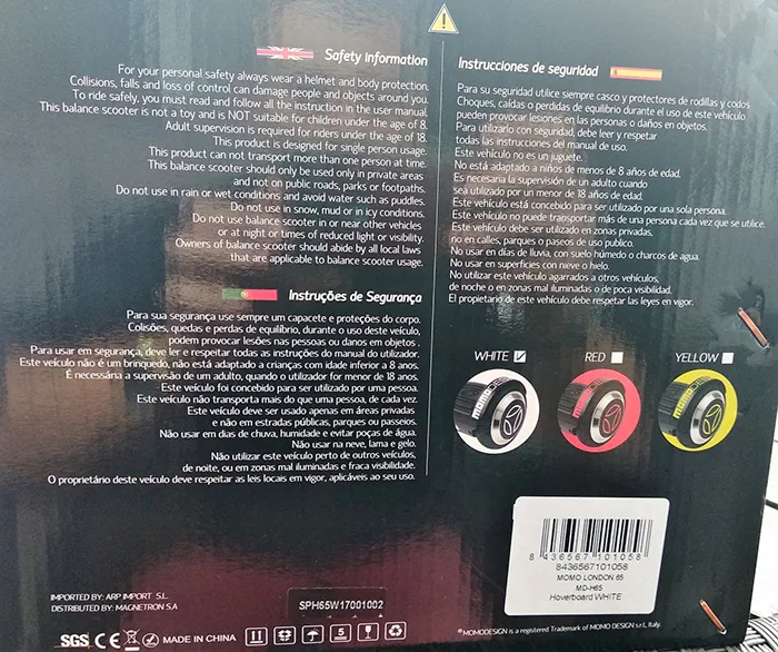 Scooter autobilanciante (hoverboard) — foto 8 dell'alert A12/01486/20