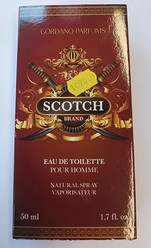 Eau de toilette «Scotch brand 151» (GORDANO PARFUMS)