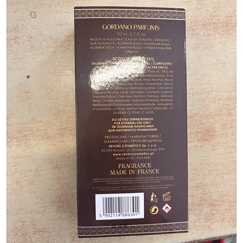 Eau de toilette «Scotch Brand 151» (GORDANO PARFUMS)