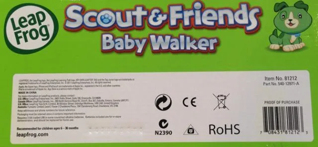 Giocattolo push-along «Scout & Friends Baby Walker» — foto 3 dell'alert A12/1862/14