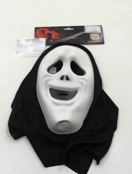 Maschera di fantasia-vestito «Scream mask with hood» (Fiori Paolo)