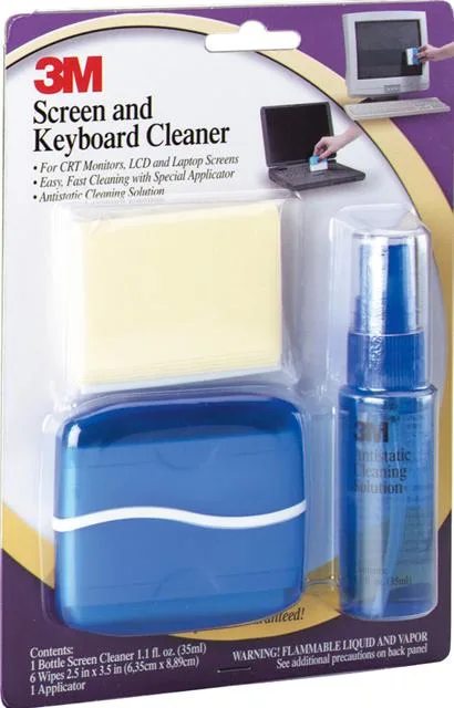 Set di pulizia schermo e tastiera «Screen and keyboard cleaner» (3M)