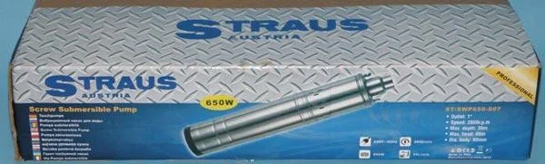 Pompa sommergibile «Screw Submersible Pump / Merülőszivattyú» (Straus Austria)