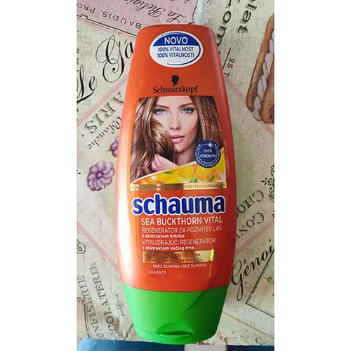 Balsamo per capelli «Sea buckthorn vital regenerator hair balm» (Schwarzkopf Schauma)