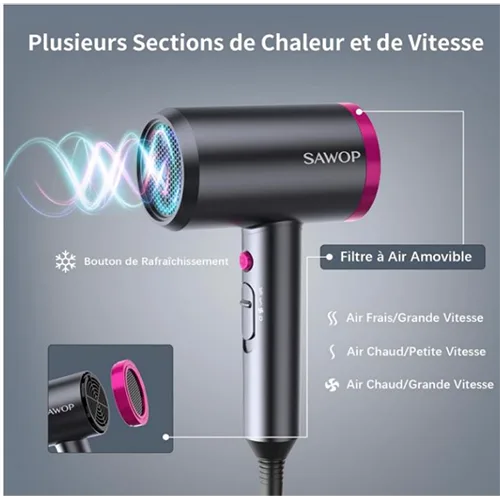 Asciugacapelli «Seche Cheveux Diffuseur Boucle Professionnel» — foto 2 dell'alert SR/04384/25