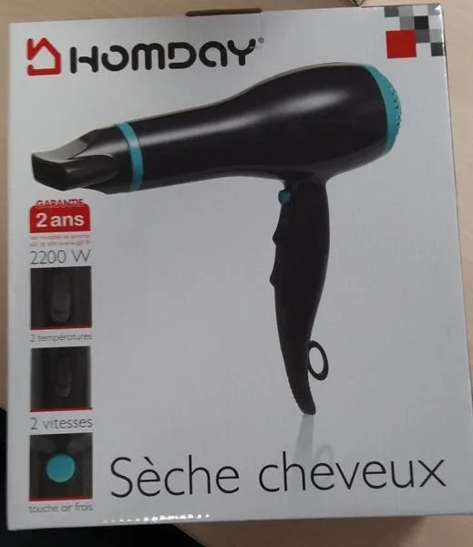 Asciugacapelli «Sèche cheveux» (Homday)