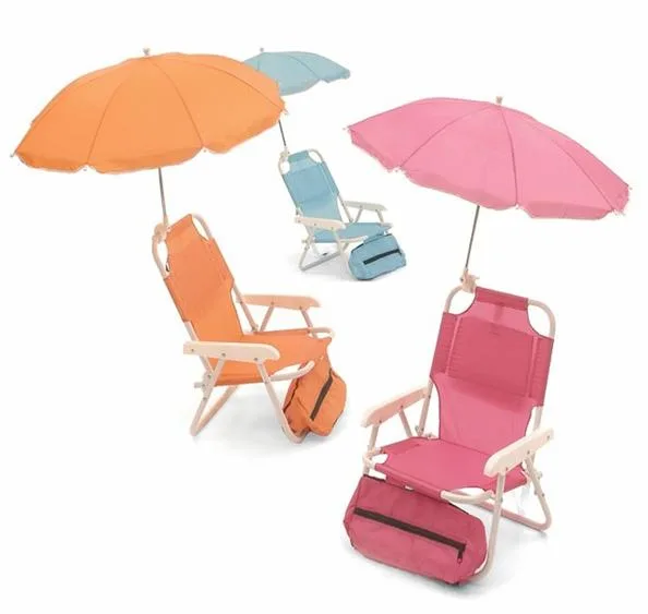 Sedia da giardino per bambini con ombrellone (Suntime.)