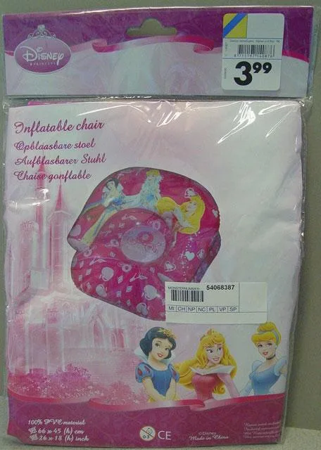 Sedia gonfiabile giocattolo (Disney Princess)