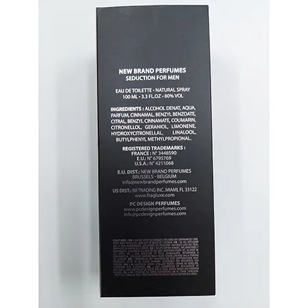 Eau de toilette «Seduction for men» — foto 2 dell'alert A12/00175/24