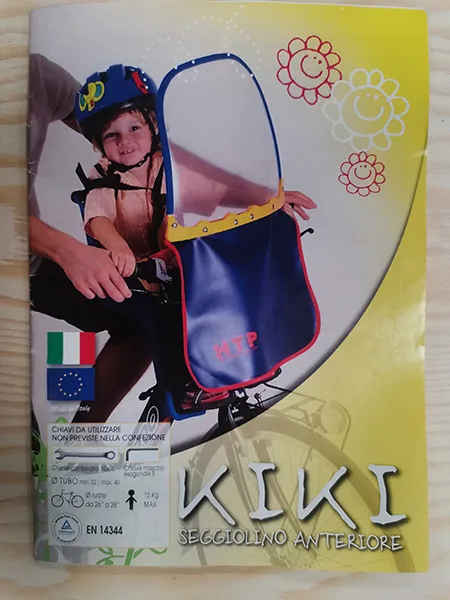 Seggiolino per bici per bambini «Seggiolino Anteriore» — foto 3 dell'alert A12/00061/22