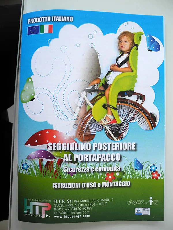 Seggiolino per bici per bambini «Seggiolino posteriore al portapacco» — foto 2 dell'alert A12/01215/20