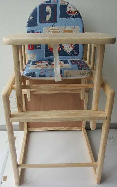 Seggiolone in legno – Kombi Hochstuhl Kiefer (Ardek)