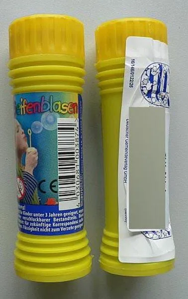 Giocattolo a bolle di sapone «Seifenblasen ('Soap bubble solution')» (General De Juguetes)