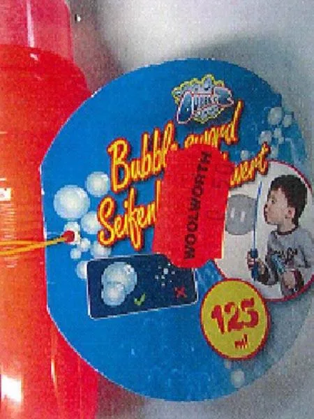 Giocattolo della bolla di sapone «Seifenblasenschwert ('Bubble sword')» — foto 3 dell'alert A12/0716/16