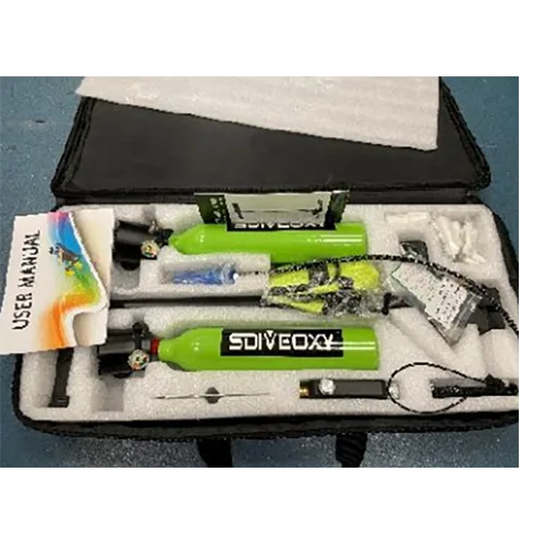 Attrezzatura subacquea «Self-Contained Underwater Breathing Apparatus (SCUBA) Cylinder Set 0.5L» — foto 2 dell'alert SR/04485/25