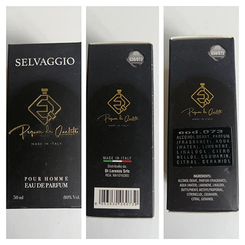 Acqua di Profumo «SELVAGGIO» (PARFUME DE QUALITE)