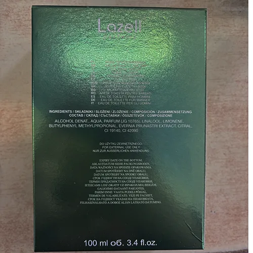 Eau de toilette «SENTIMENTIAL» (Lazell Parfums)