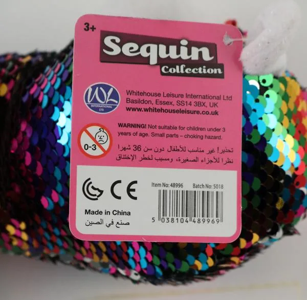 Giocattolo morbido con paillettes «Sequin Collection» — foto 3 dell'alert A12/0985/19