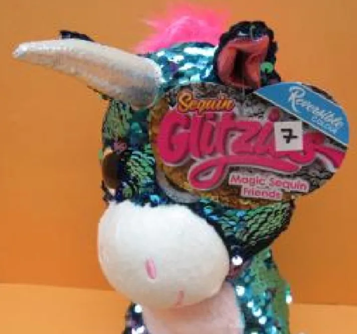 Giocattolo morbido «Sequin Glitzies»