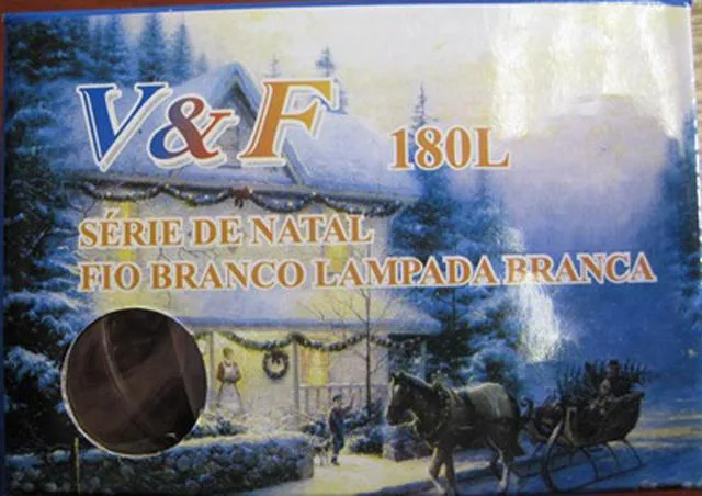 Catena di illuminazione &amp; #13; &amp; #13; «Serie de Natal. Fio Branco Lampada Branca» (V&amp;F)