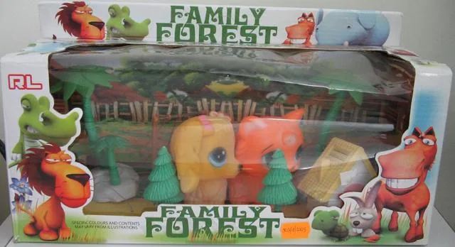 Serie di figure animali (Family Forest.)