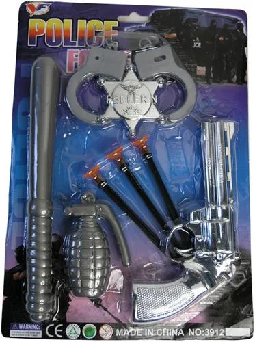 Serie di giocattoli di plastica – "Police Force n. 3912" (Yi Feng Toys)