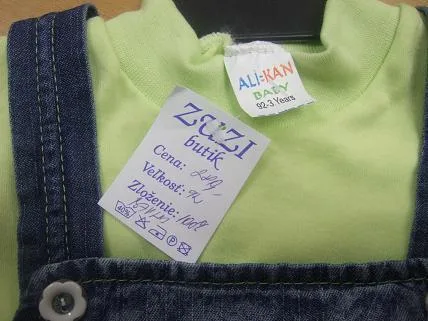 Set abbigliamento per bambini – Set per bambini T-shirt e jeans gonna (Detská súprava Tričko + riflová sukňa) — foto 2 dell'alert 1293/07
