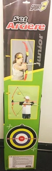 Set di arco giocattolo e freccia «Set Arciere Junior» — foto 2 dell'alert A11/0019/19