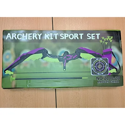 Set di giocattoli Bow «Set de jouets de tir à noeud - Avec des flèches à ventouse, une cible et un carquois» — foto 2 dell'alert SR/00979/26
