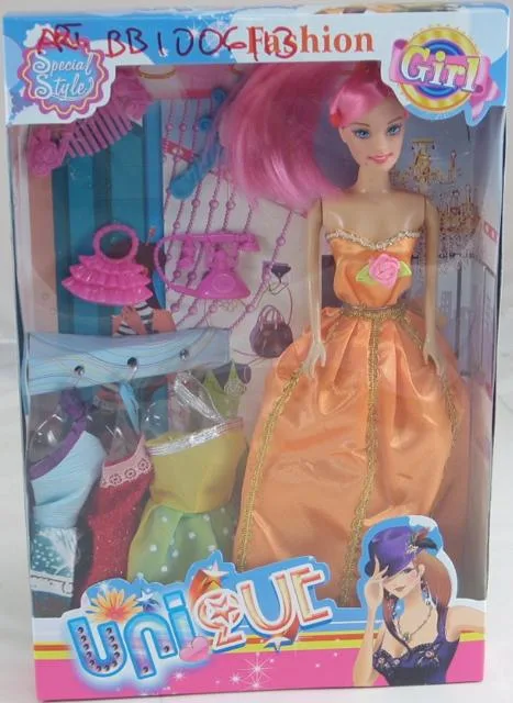 Set di bambole e accessori "Fashion Girl" &amp; #13; &amp; #13; (Unique, Special Style,)