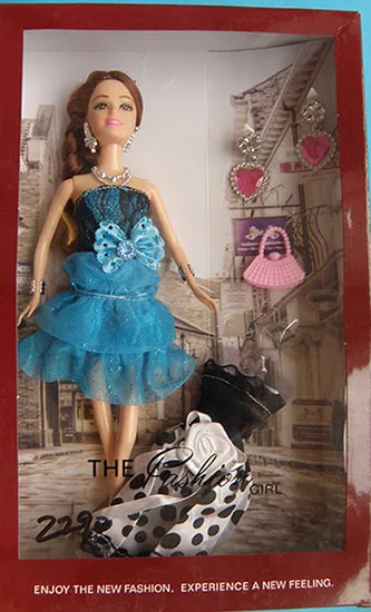 Set di bambole plasiche (The Fashion Girl Series)