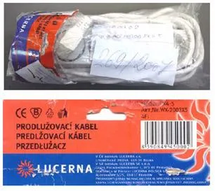 Set di estensione del cavo (Predlžovací Pohyblivý prívod) — foto 4 dell'alert 1291/07