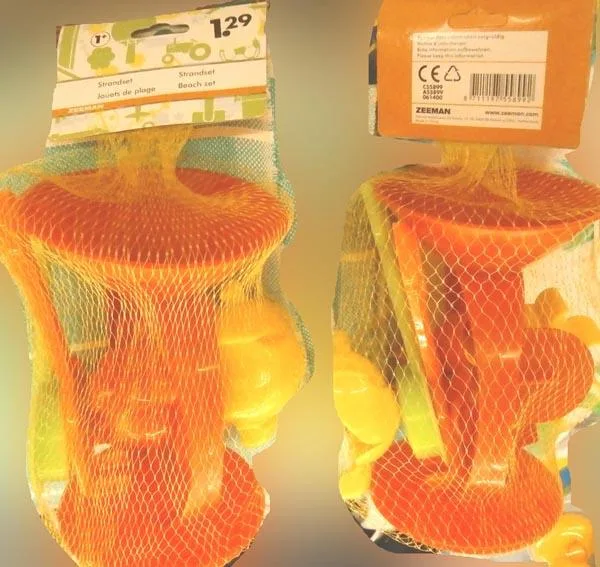 Set di giocattoli da spiaggia (Zeeman)