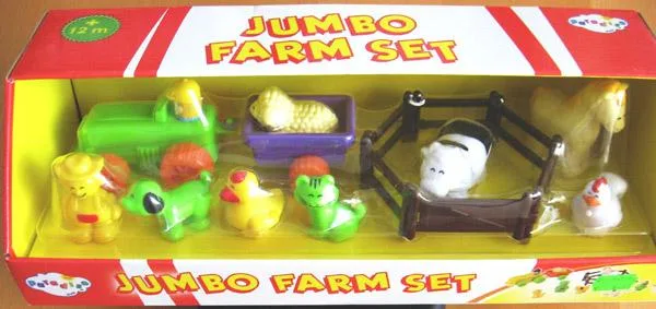 Set di giocattoli di plastica – Jumbo Farm Set (Paradiso)