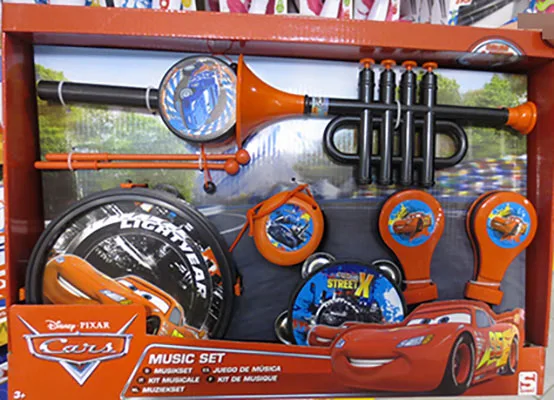 Set di giocattoli musicali (MUSIC SET CARS DISNEY)