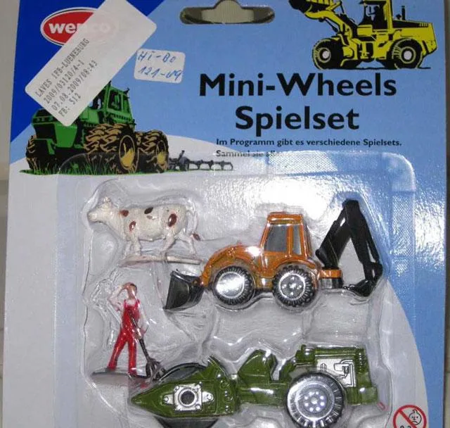 Set di giochi in plastica – Mini-Wheels set di giochi (WENCO)