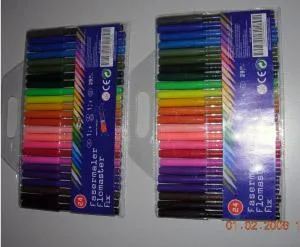 Set di penne – 24 Fasermaler e 24 Fasermaler Flomaster Fix (TIP TOP)