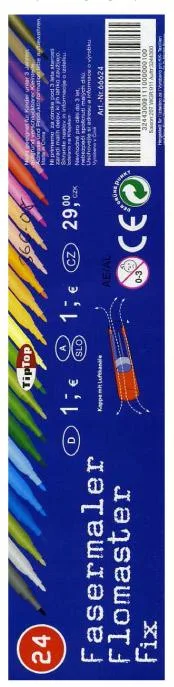 Set di penne – 24 Fasermaler e 24 Fasermaler Flomaster Fix — foto 2 dell'alert 0548/08