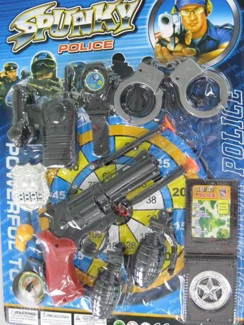 Set di polizia giocattolo – Potente giocattolo/polizia superiore (Spunky police)