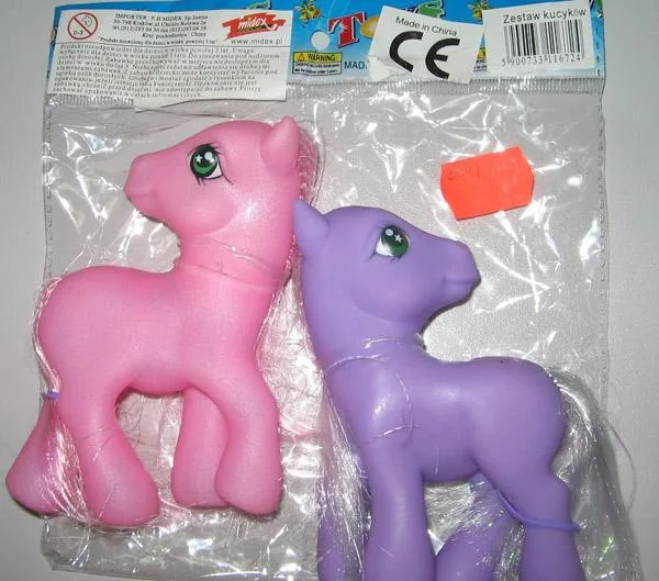 Set di pony di plastica (TOYS)