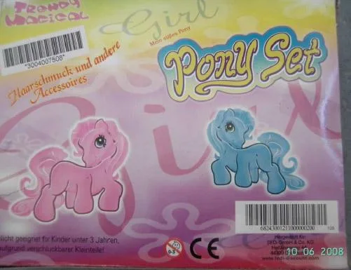 Set di pony giocattolo "Trendy Magical Pony Set" — foto 2 dell'alert 1102/08