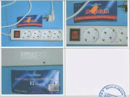 Set di prolunghe del cavo – Cavo di prolunga commutato a 4 prese (RAYDAN)