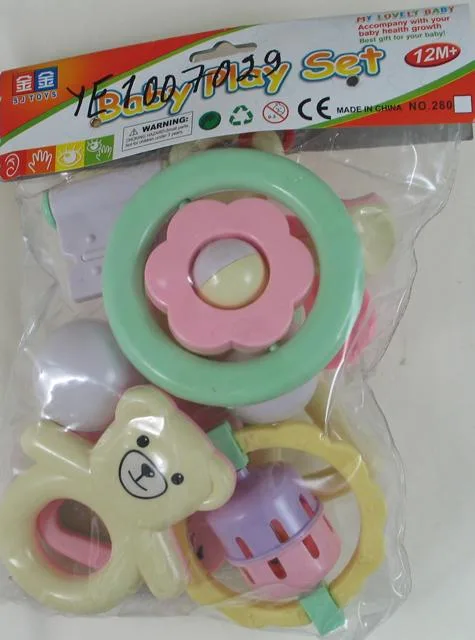 Set di sonagli: 1) "Baby play set"2) "Baby adorabili fris (1) SJ Toys, 2) Baby)